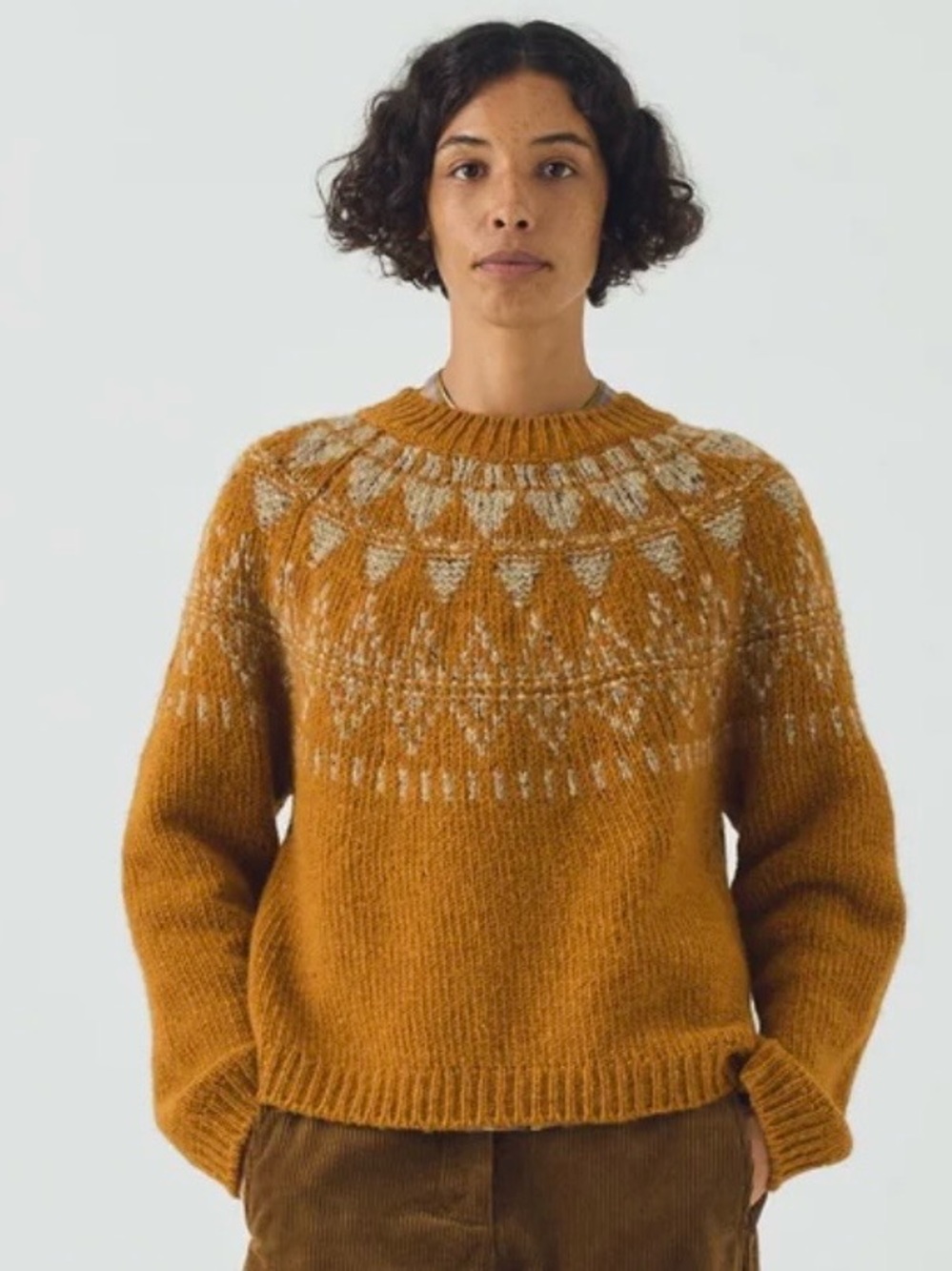 Toast Harvest Yoke Donegal Sweater New With Tags Unworn